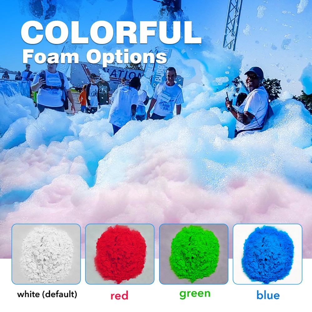 2000w Shaking Head Jet Foam Cannon Machine with Pump Tank Effects Machine