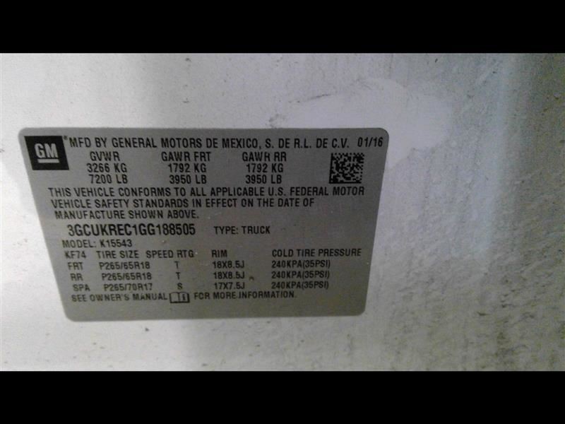 SILVRDO15 2016 Glove Box 379993