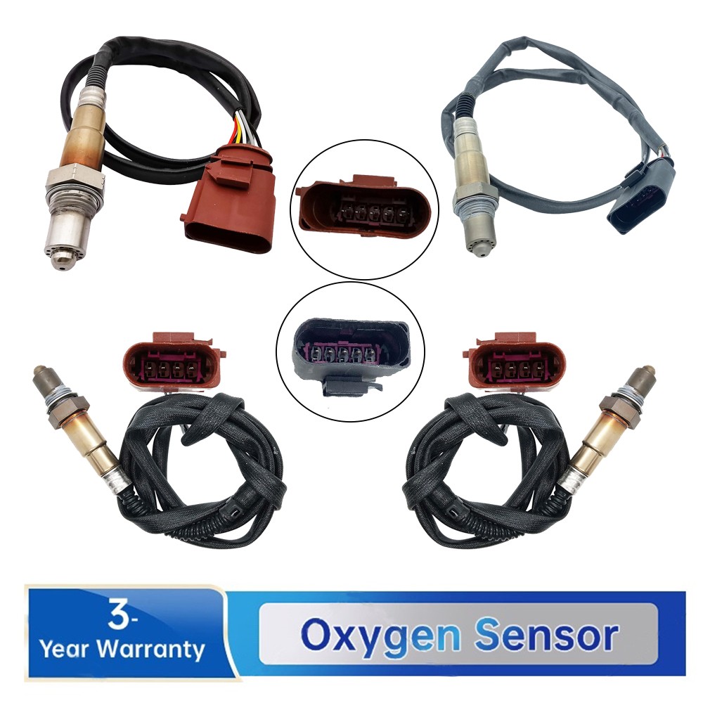 4pcs Up+Down Oxygen O2 Sensor For Audi RS7 4.0L V8 Turbocharged 2014-2018