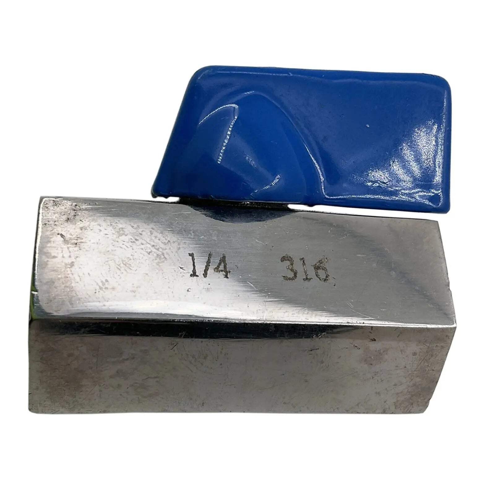 Ball Valve Mini Ball Valve 316 Stainless Steel 8mm (1/4") Blue