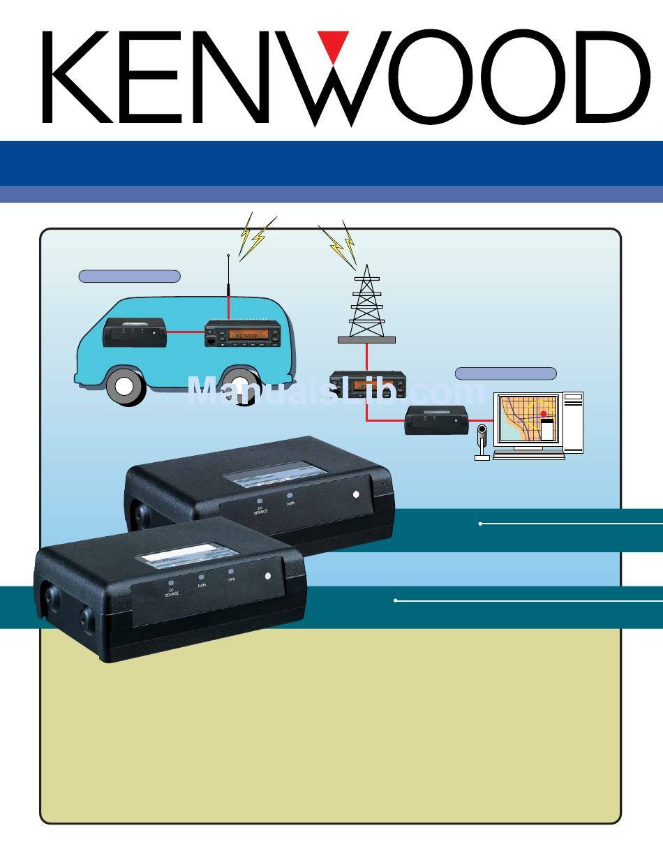 KENWOOD KGP-2A GPS receiver-modem unit