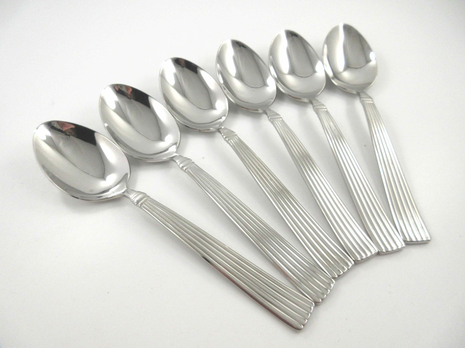 Reed & Barton CRESCENDO II 6 Teaspoons Glossy 18/10 Stainless Steel Flatware
