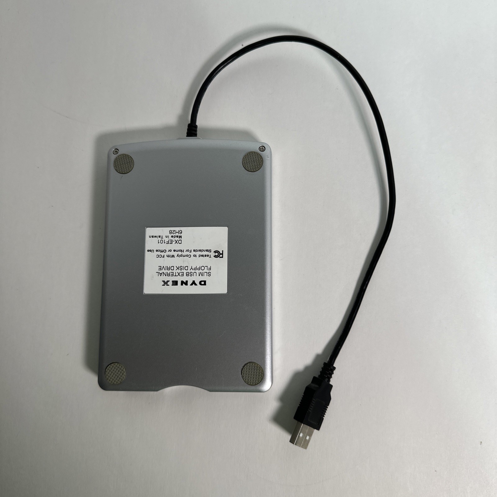 Dynex Slim USB External Floppy Disk Drive DX-EF101 3.5"