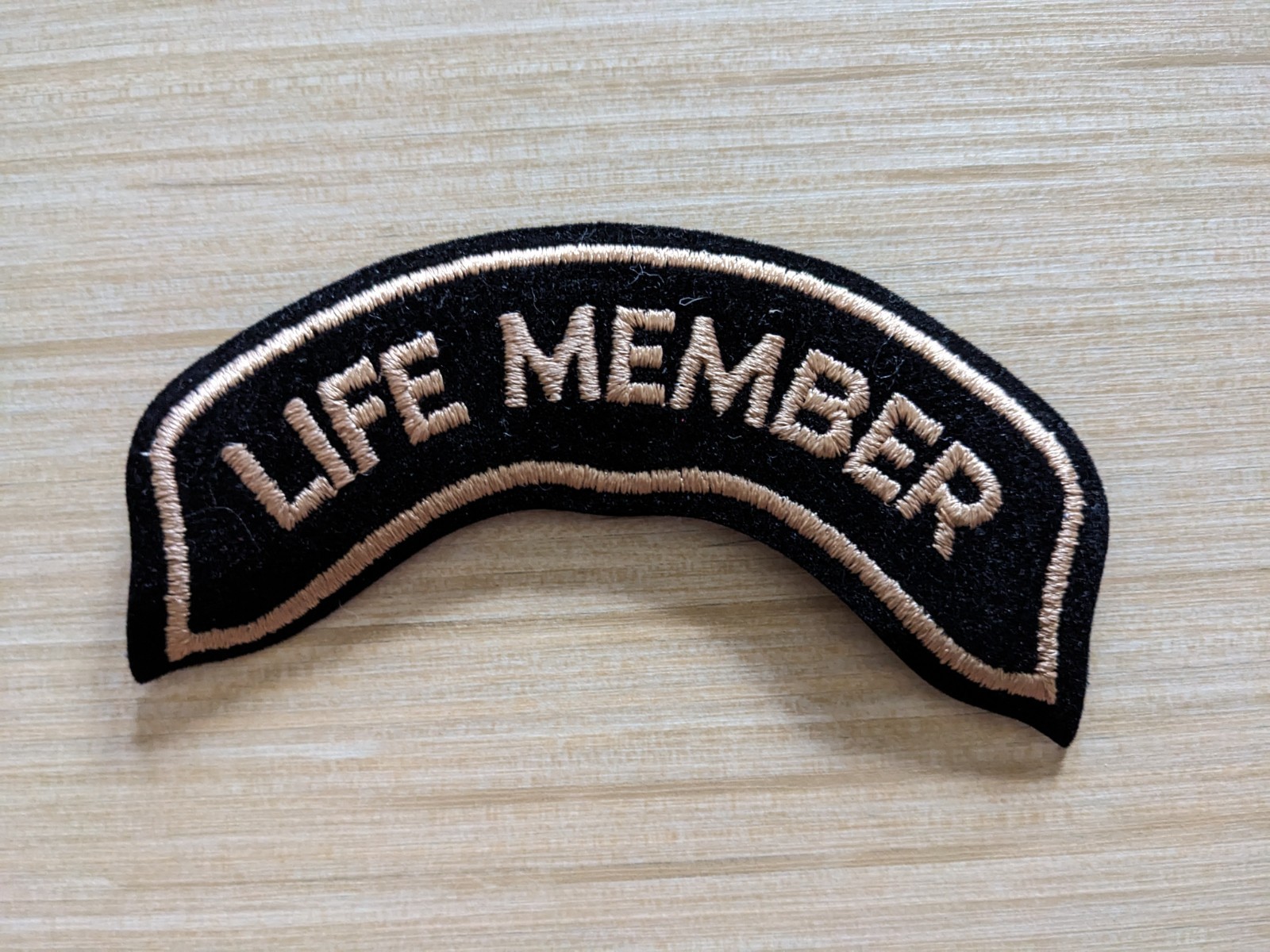 HARLEY DAVIDSON LIFE MEMBER PATCH 5" x 2" GREAT COLOR!!!