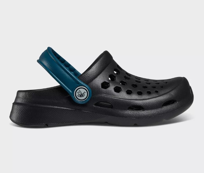 Joybees Kids' Dylan Slip-On Clogs - Black/Cascade - CHOOSE SIZE