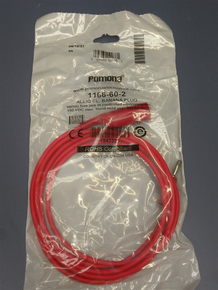 Pomona 1166-60-2 Connector Assembly, Test (1 piece)