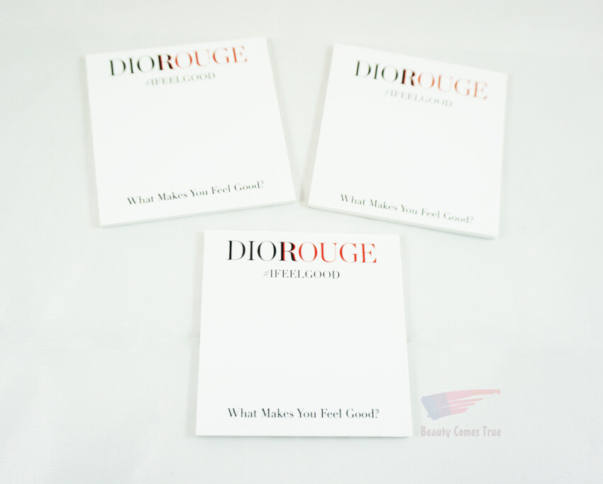 Dior Diorouge #IFEELGOOD Sticky Notes Notepads *NEW* RARE