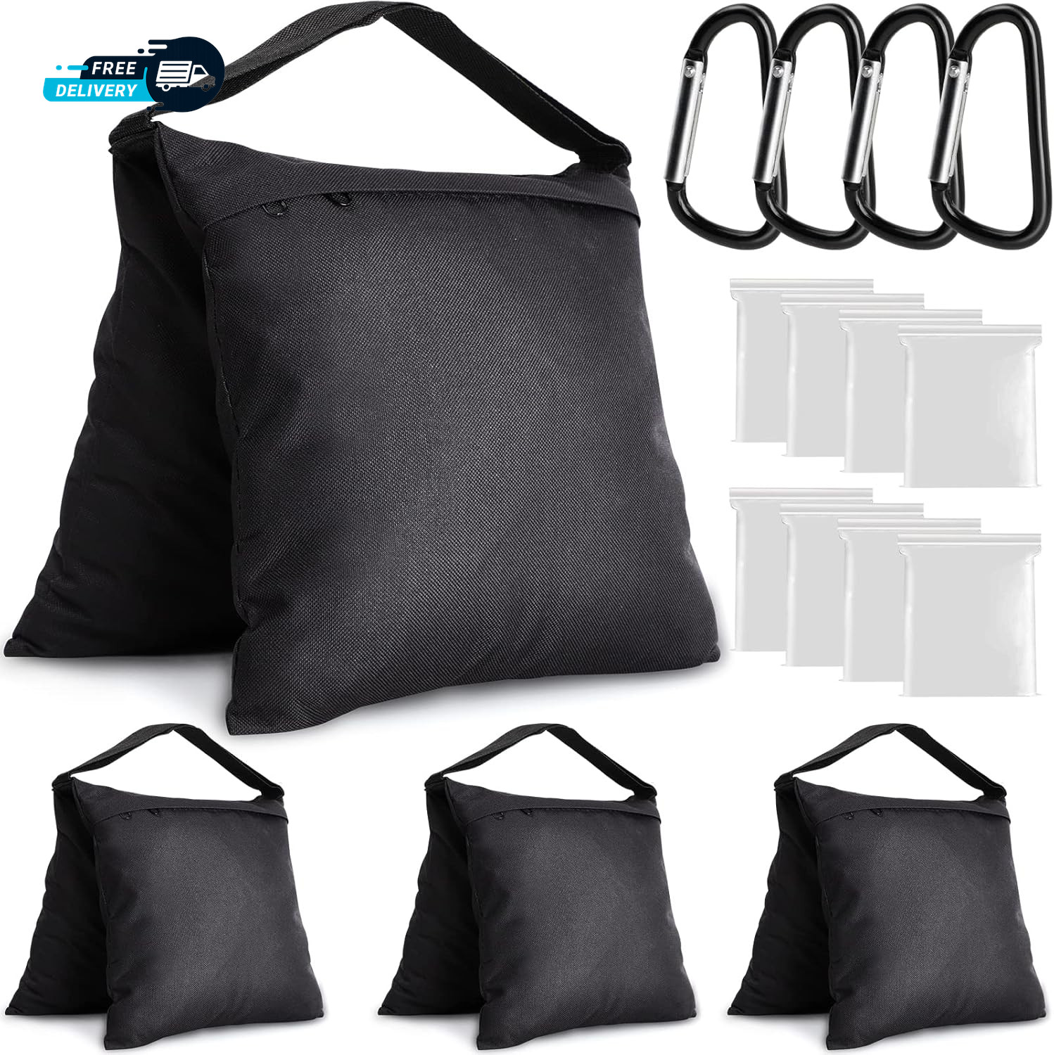 4 Packs Sandbags Weight Bags for Light Stand Photography Video Equipment