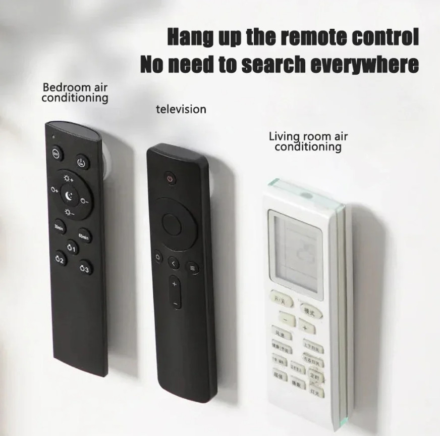 20pcs Magnetic Remote Control Storage Hooks Wall Mounted Anti-Lost Rack - NEW