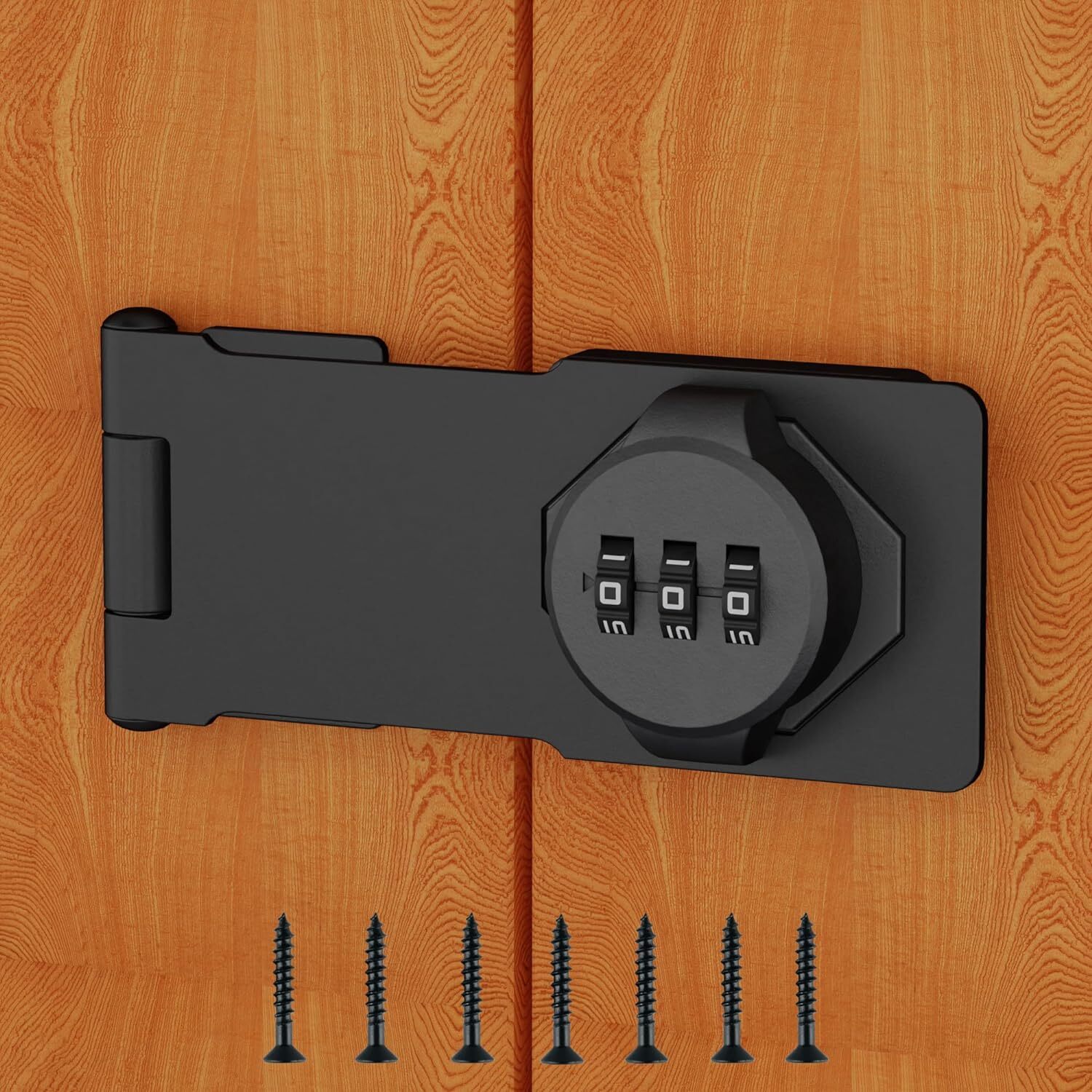 3 Digit Password Keyless Door Lock Cabinet Closet Drawer Code Lock with screws