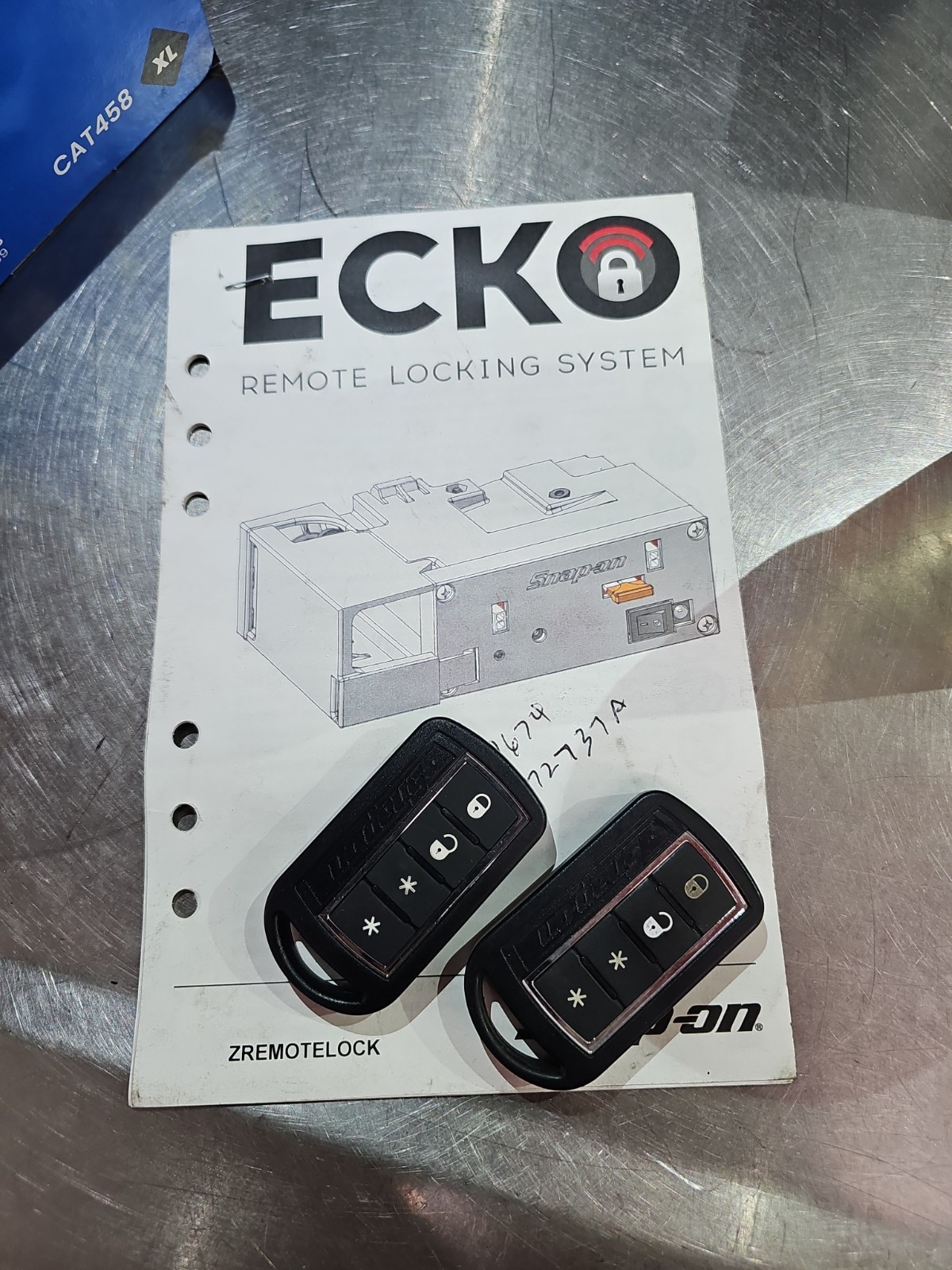 2 Used 8-72737A-6 Remotes Snap On Epic Remote Locking System