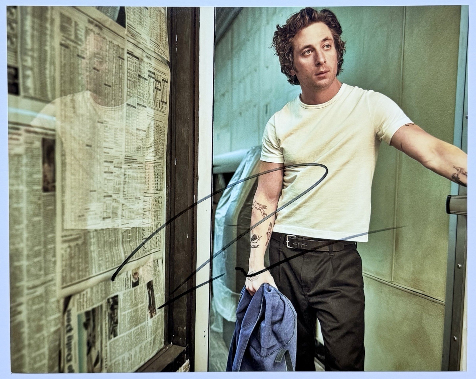 Jeremy Allen White Signed In Person 8x10 Photo - The Bear Shameless Springsteen