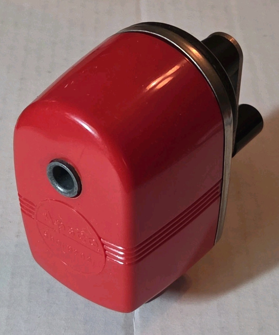 Vintage Red APSCO Berol Wall/Table Mount Manual Pencil Sharpener
