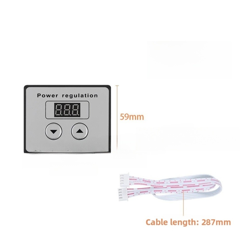 10000W AC 220V Dimmer Thyristor Controller with Digital Voltage Readout