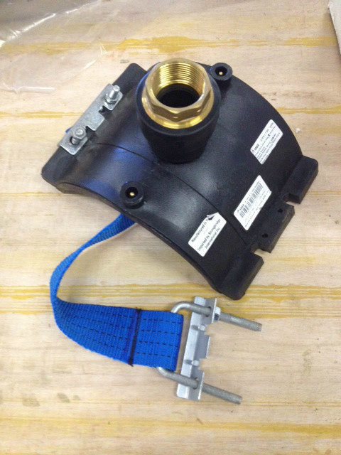 TEGA Branch Saddle SERIES SDR11 8" IPS x 1" IPS