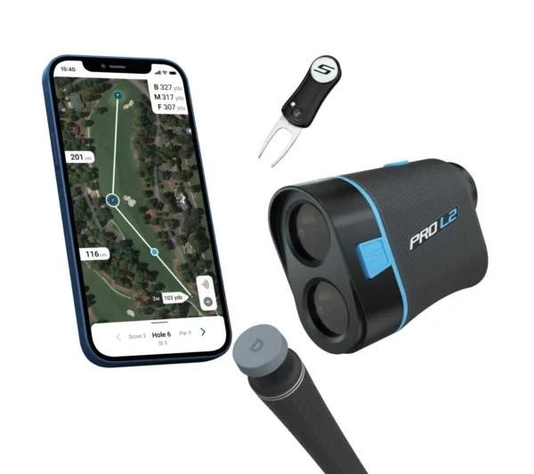 Shot Scope Pro L2 Laser Rangefinder Golf Pack GIft Set Adaptive Slope Tech NEW