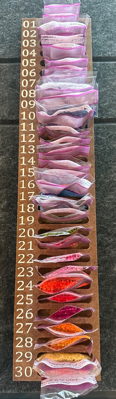 Diamond Art Drill Organizer Accessory Wood Right Handed