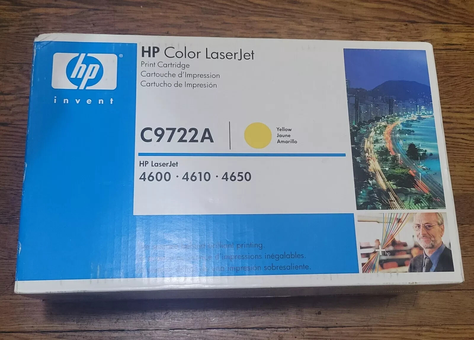 New HP Color LaserJet C9722A Yellow Toner Print Cartridge For 4600,4650, 4610