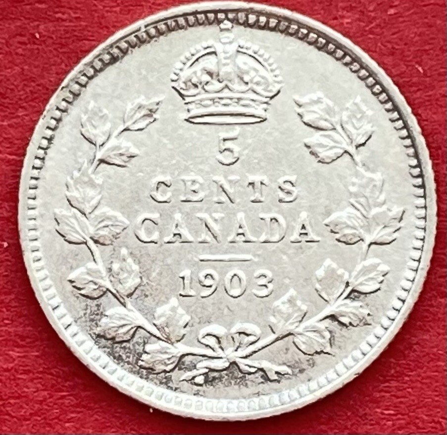 1903 Canada 5 Cents - EF - Lot#8596