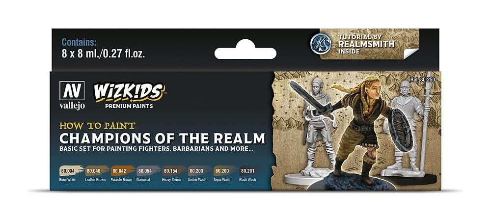 Wizkids Premium Vallejo Paint Set:  Champions of the Realm