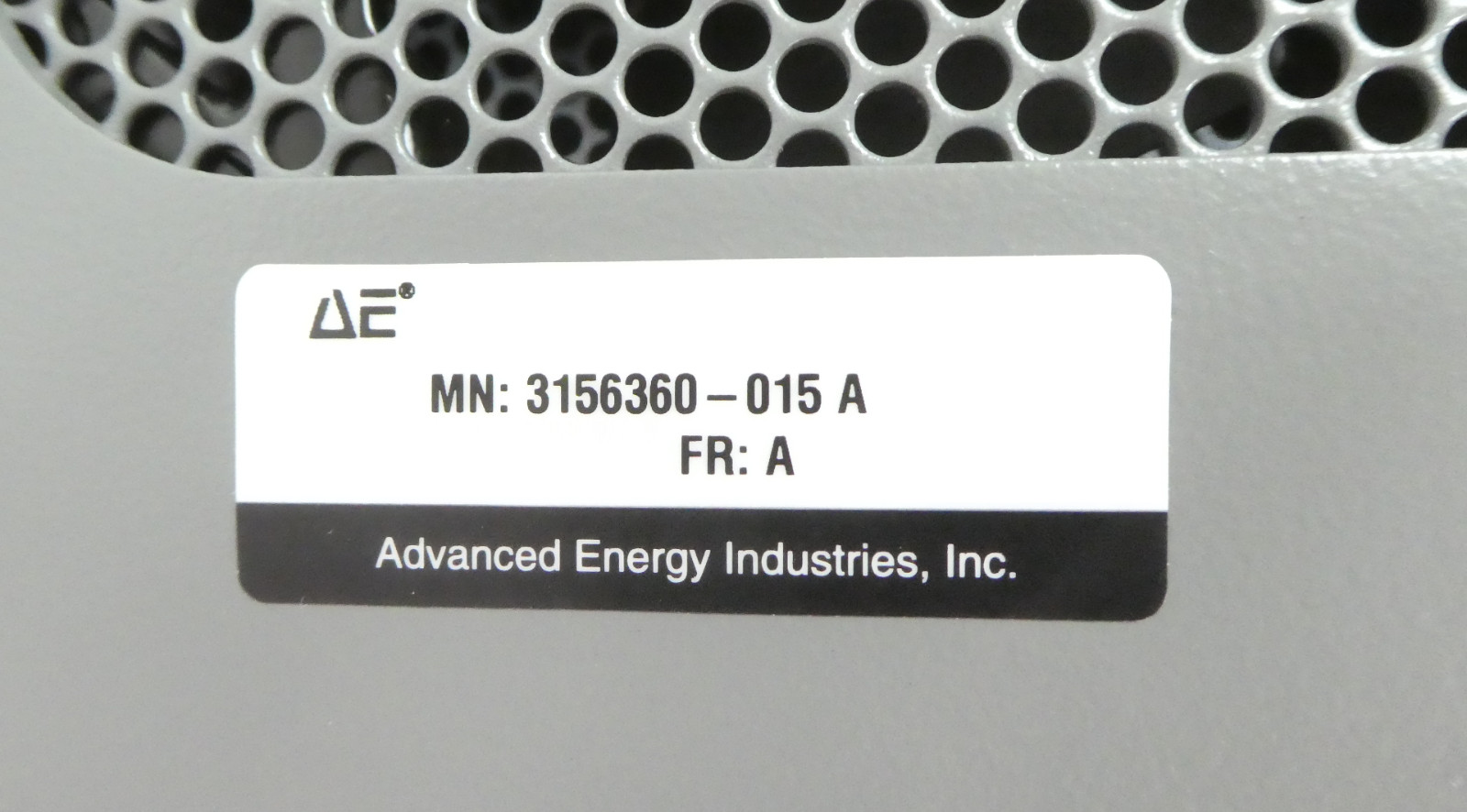 HF Paramount 6013 AE Advanced Energy 3156360-015 RF Generator Working Surplus
