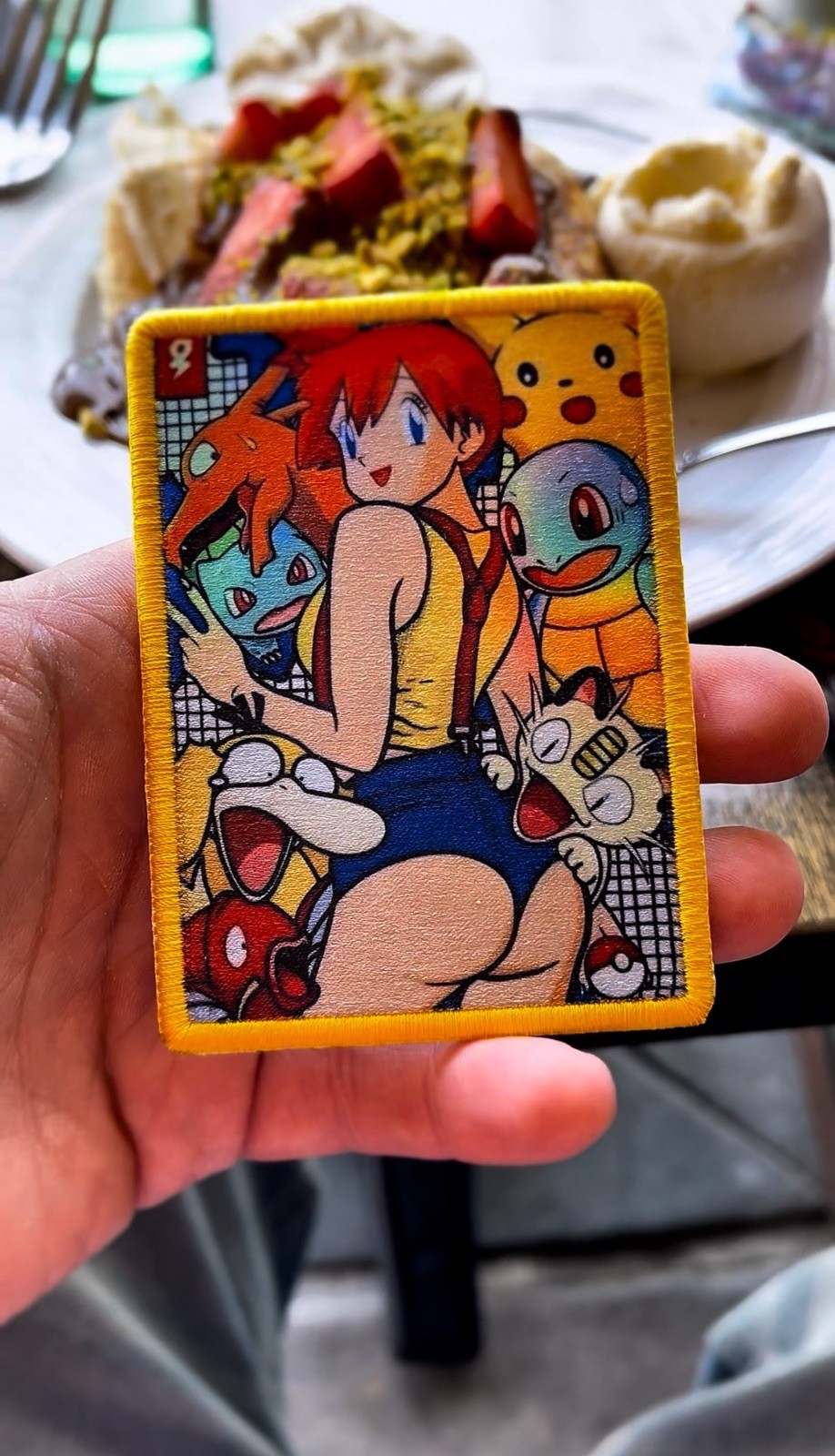 Choose any 1 single Trading Card Patch- Pokemon Iron On Patch