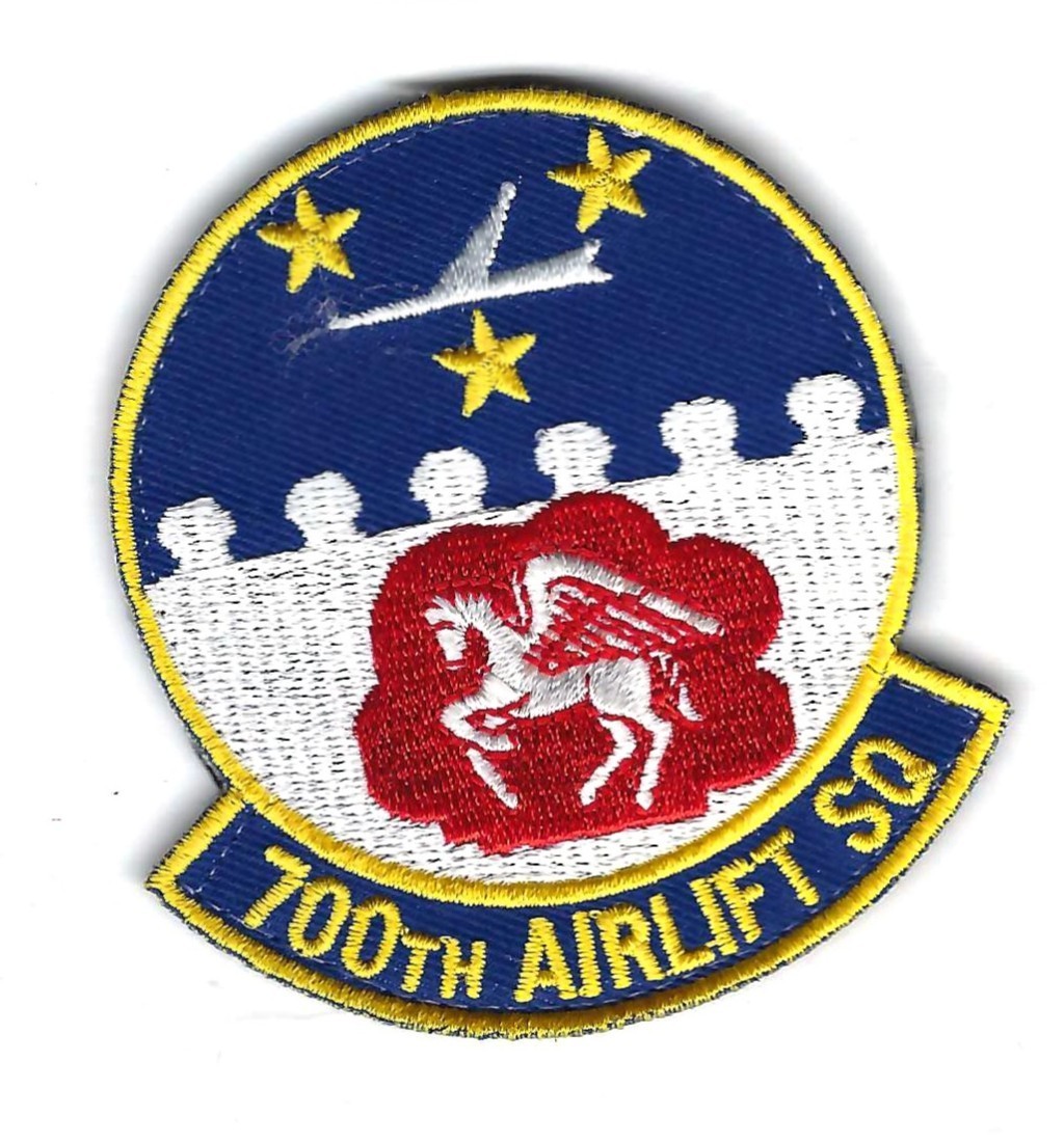 PATCH USAF 700th  AIRLIFT SQ AS  DOBBINS AFB   AS-22A