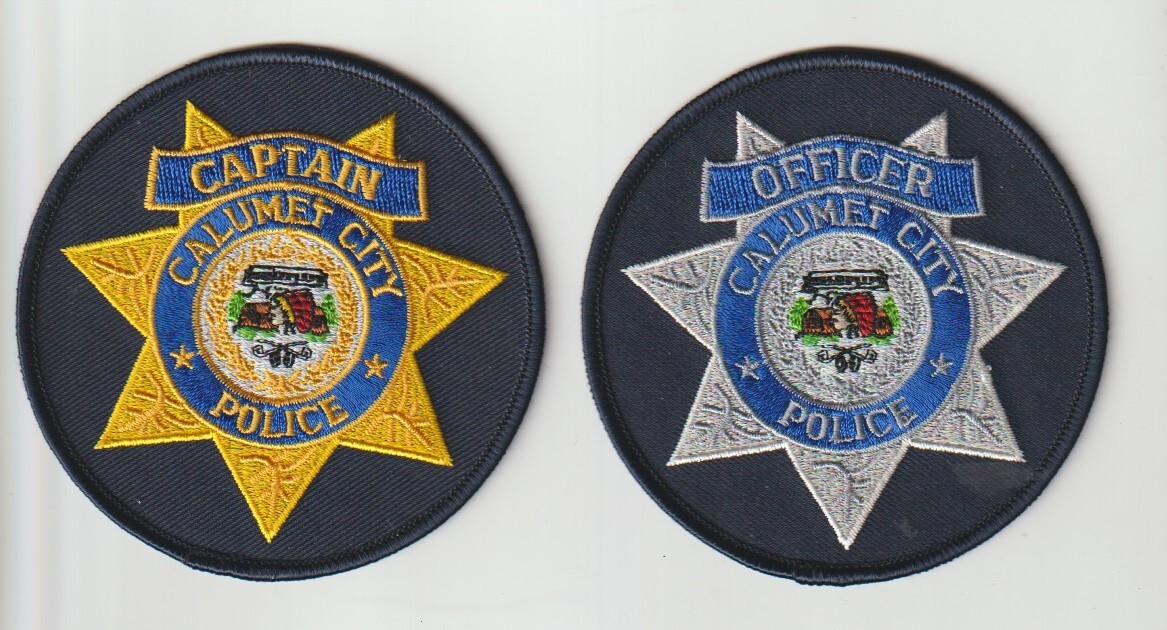 Calumet City CA obsolete patch pair shipped from Australia