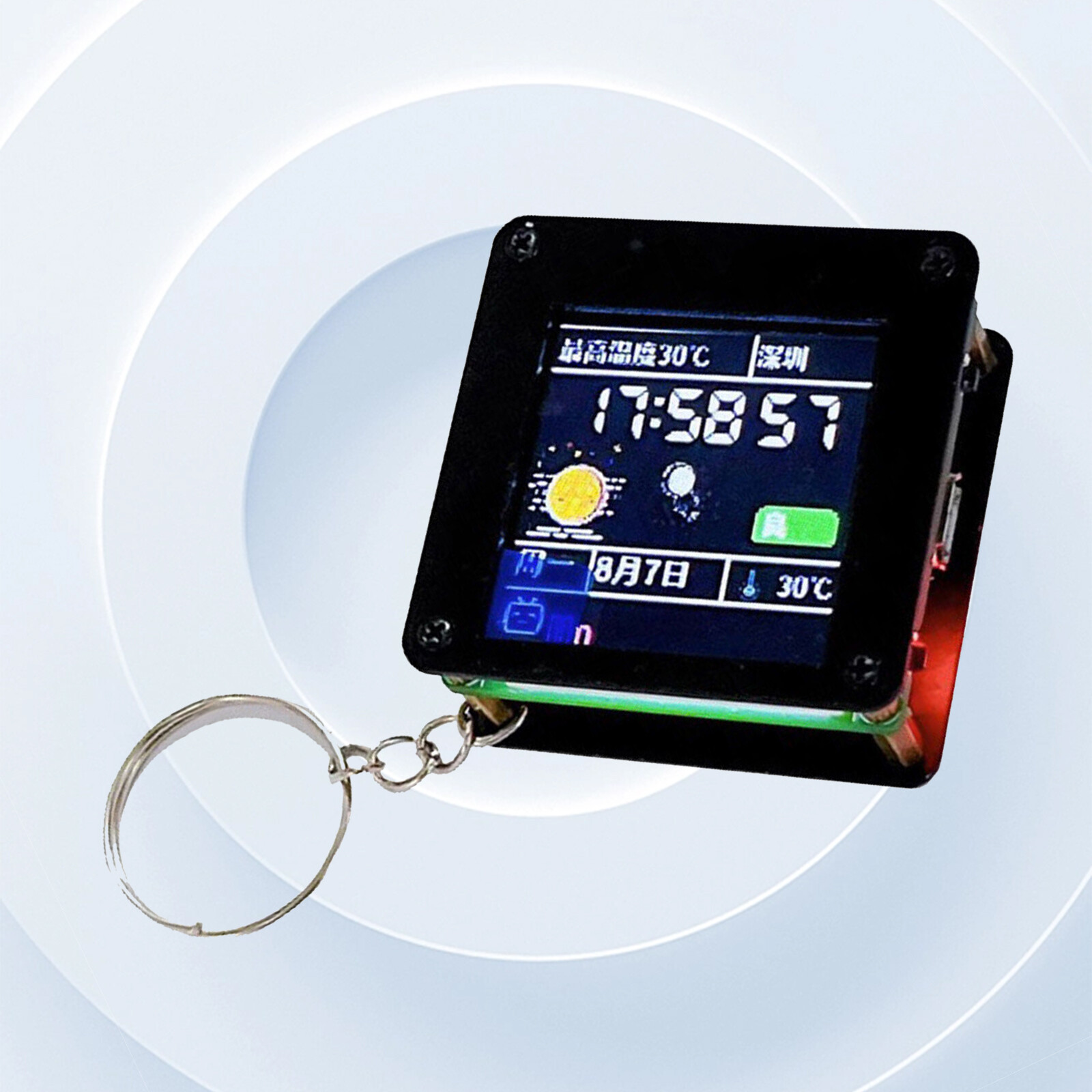 ESP32-C3 Development Board with 1.44" LCD Display WiFi Bluetooth Module Portable
