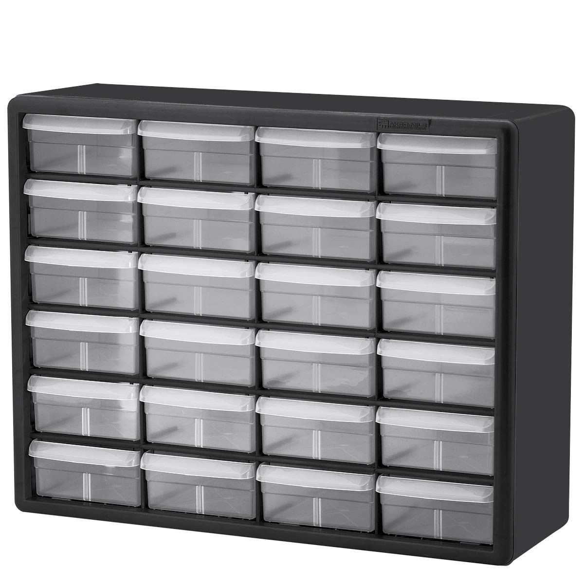 24-Drawer Plastic Drawer Storage Cabinet for Garage Organization, Bead Organi...