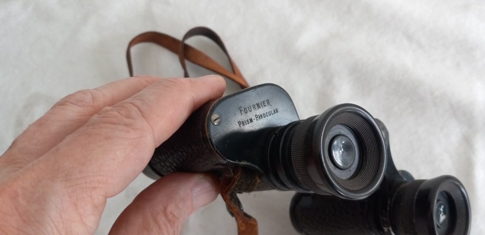 Vintage Fournier 8 x 25 Prism Binoculars with Case