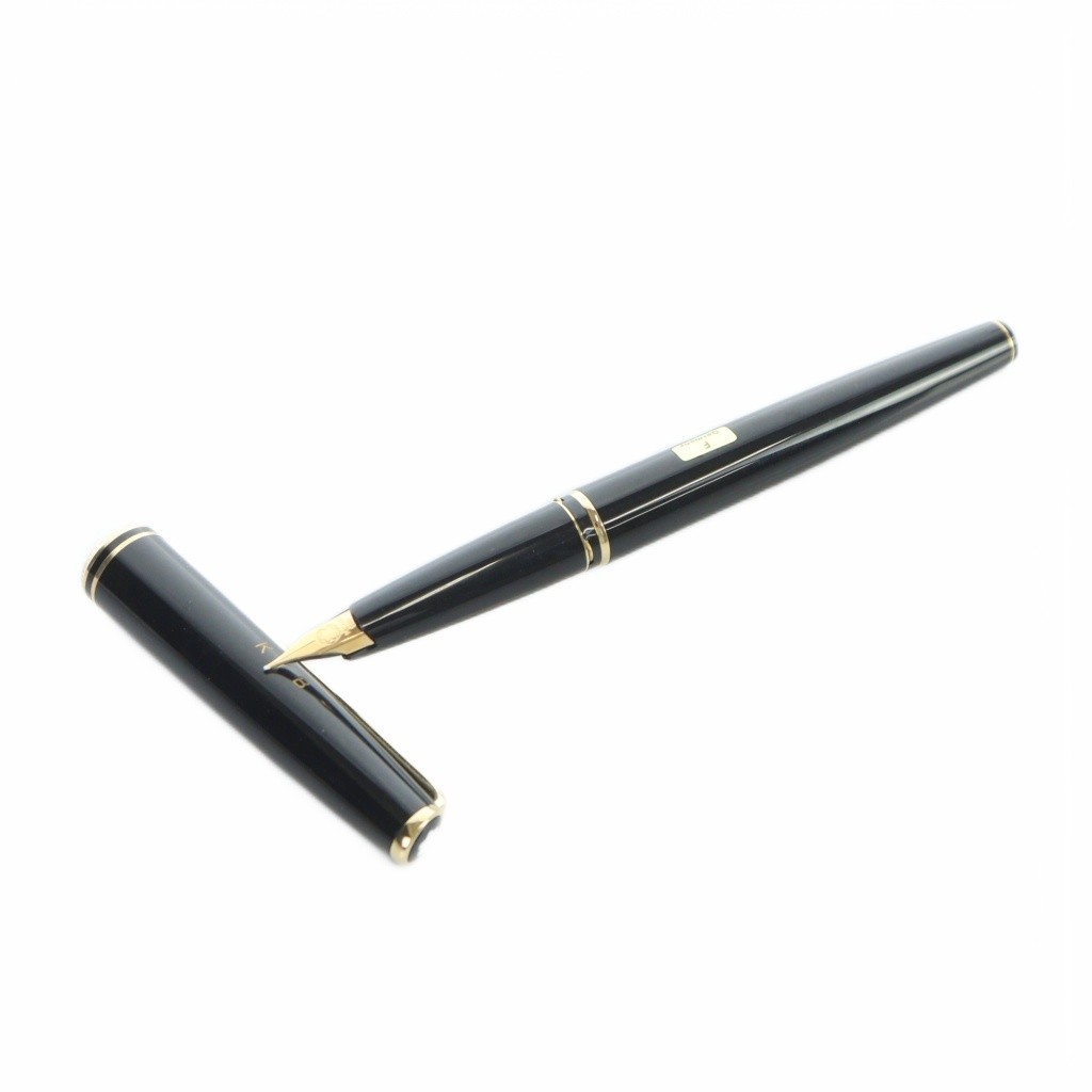 Montblanc Fountain Pen 14K Gold Nib Stationery Logo Unused