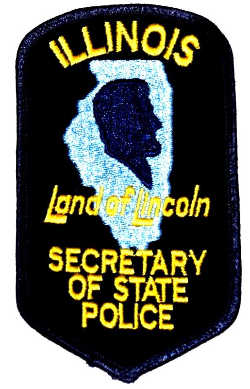 ILLINOIS – SECRETARY OF STATE POLICE –ILSheriff Police Patch ABE LINCOLN USED
