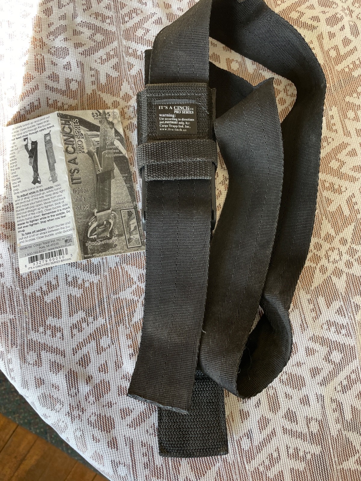 its a cinch horse cinch pro series girth strap tighten on top