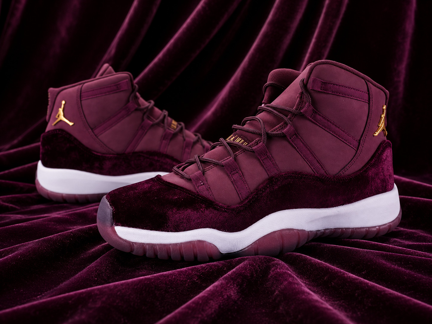 WOMEN'S Jordan 11 Retro GG Heiress Velvet Size US 5.5-11