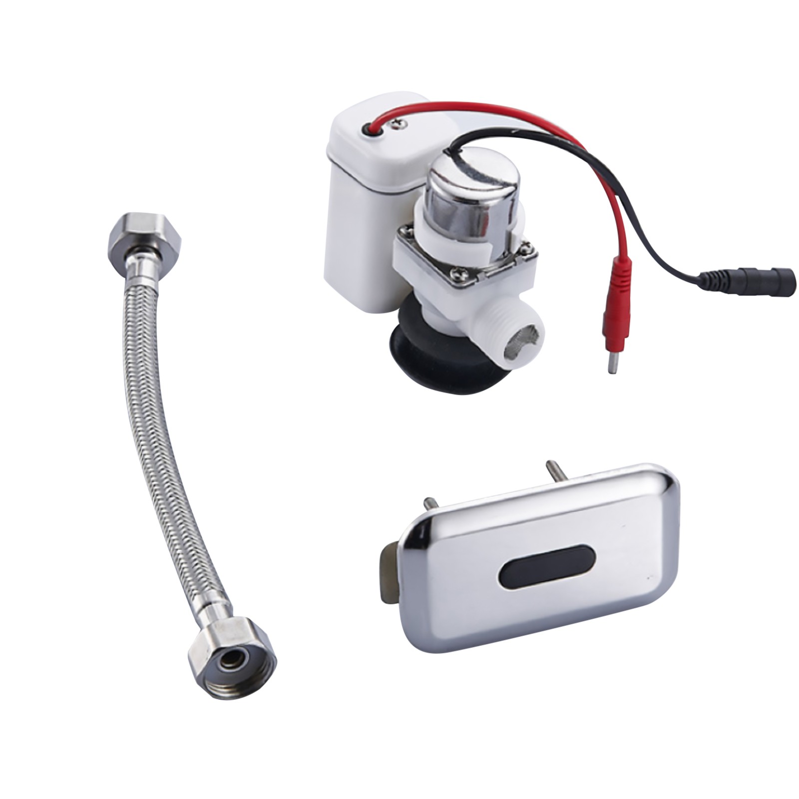 Automatic Sensor Standing Urinal Flush Valve Bathroom Electromagnetic Flusher