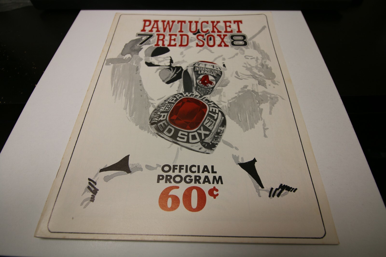 1978 PAWTUCKET RED SOX OFFICIAL PROGRAM RARE BASEBALL ICL CHAMPS GOOD CONDITION!