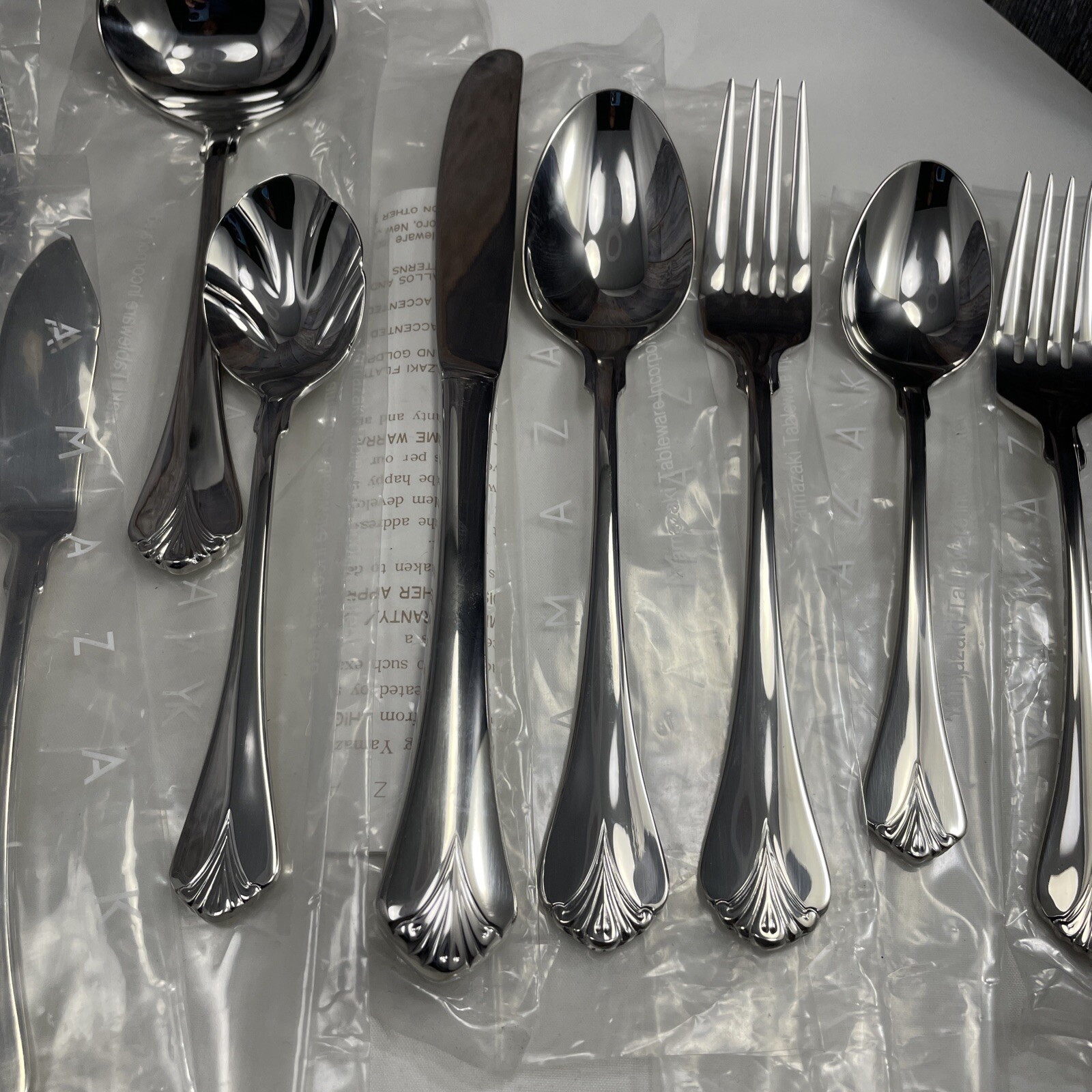 NEW Yamazaki CARA Stainless Glossy Silverware CHOICE Flatware NEW