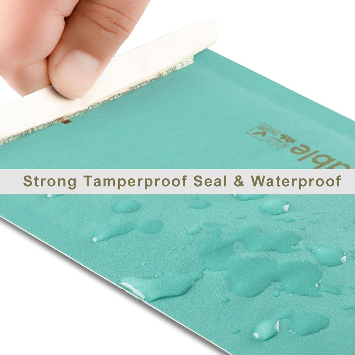 4x8 100% Biodegradable Bubble Mailers,25 Count Teal #000 Compostable Padded P...