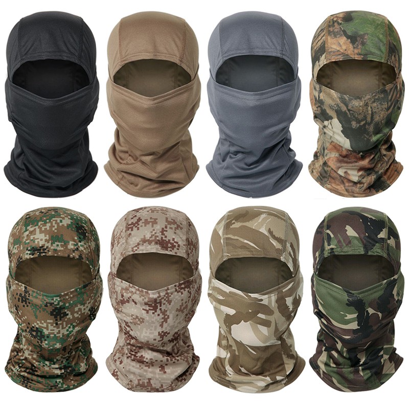 Camouflage Army Cycling Snow Ski Motorcycle Cap Balaclava Hats Full Face Mask
