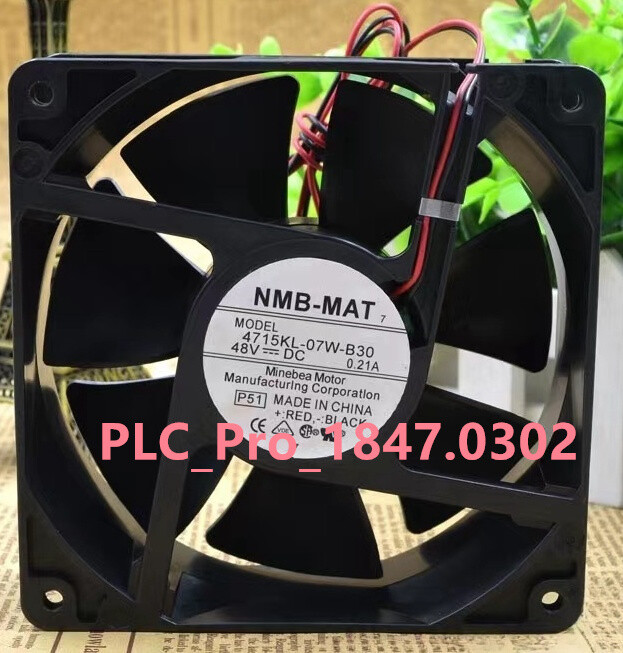 1PCS Brand NEW NMB 4715KL-07W-B30 12CM 4715KL-07W-B30 48V 0.21A Inverter DC Fan