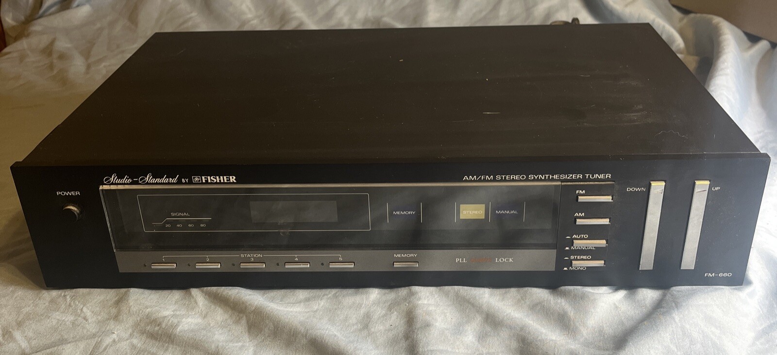 Fisher Studio Standard FM-660 AM/FM Stereo Synthesized Tuner - Tested & Working