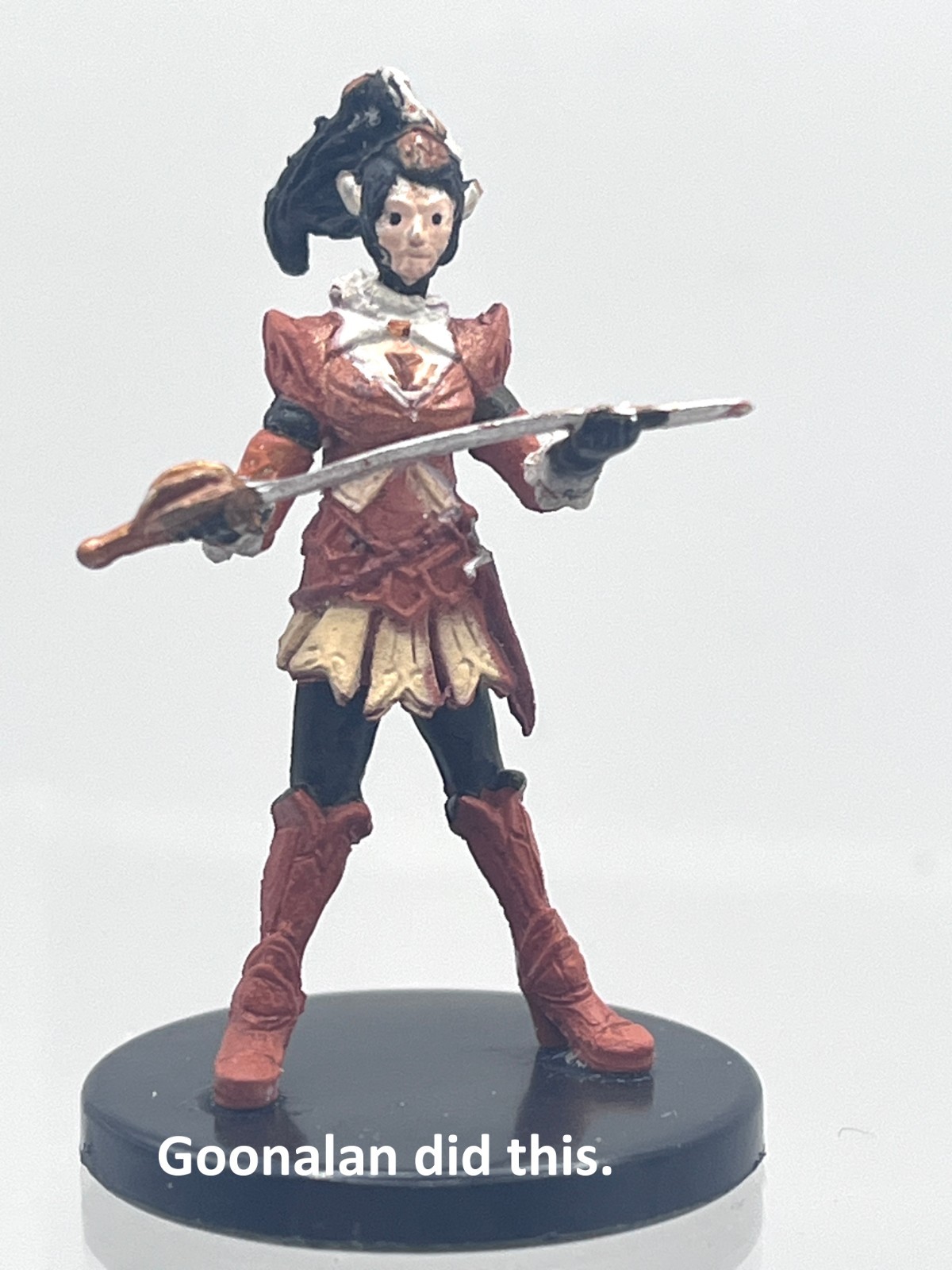 D&D Pathfinder Mini Lost Coast 24 Half-Elf Haughty Avenger UC