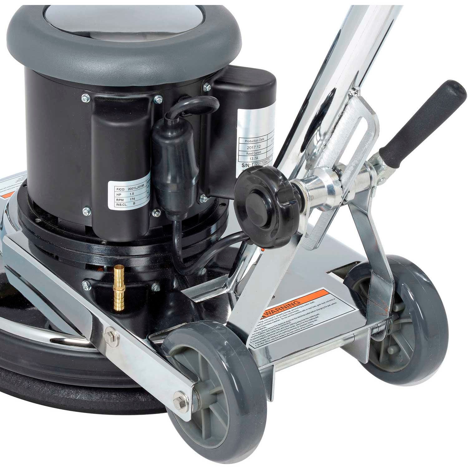 Global Industrial Corded Floor Machine 17" Cleaning Width