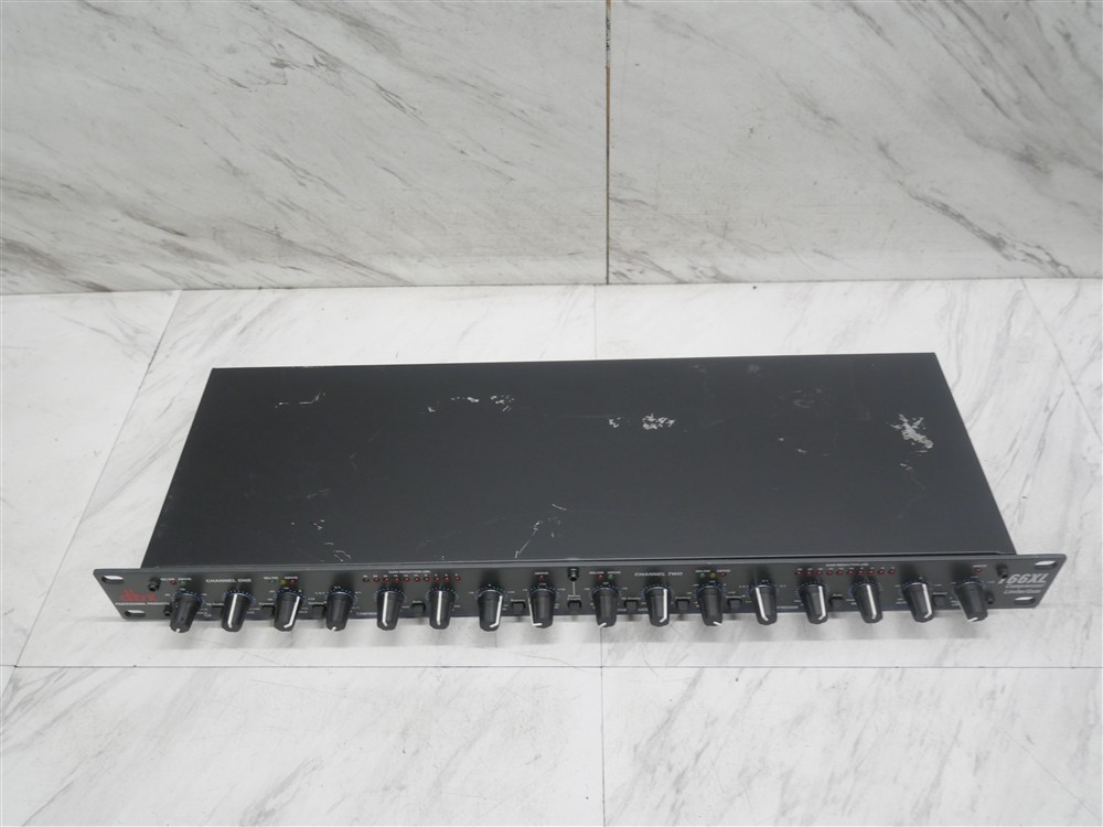 dbx 166XL Compressor Limiter Gate 2-Channel Rack Mount Pro Audio