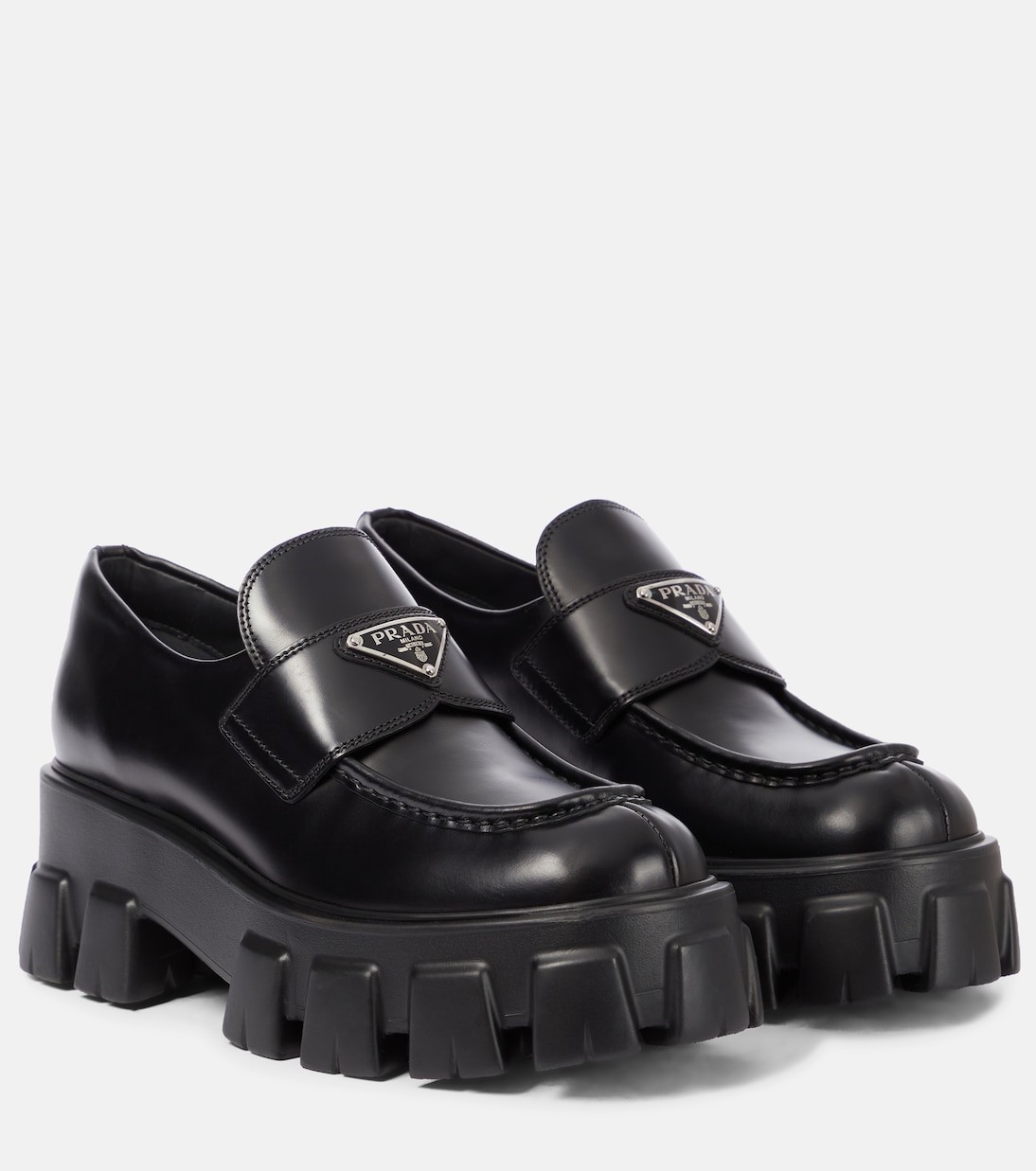 Prada Monolith Loafers Women Sz5-9