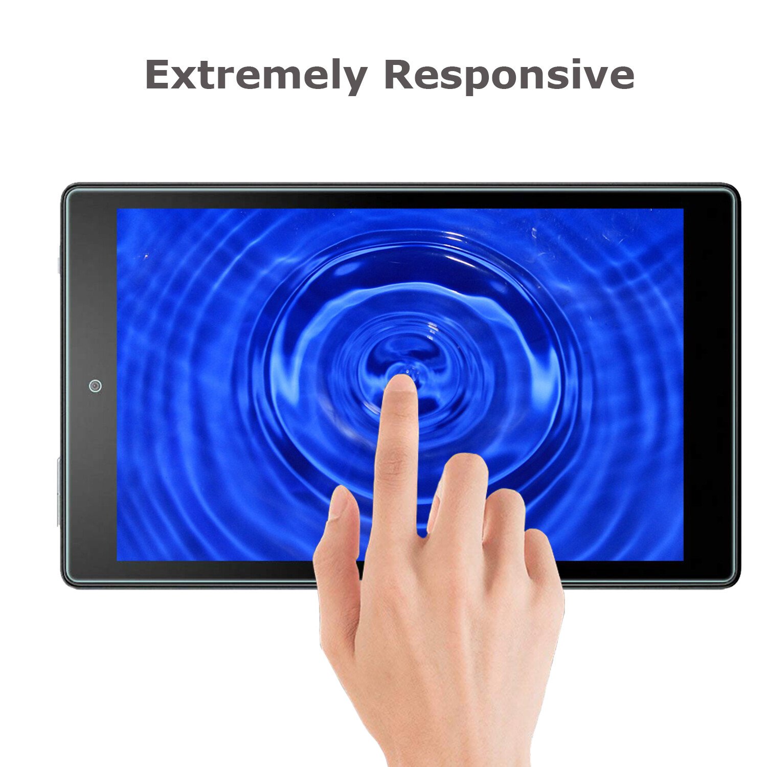 2 PACK Anti Scratch 9H Tempered Glass Screen Protector For Amazon Kindle Fire 7"
