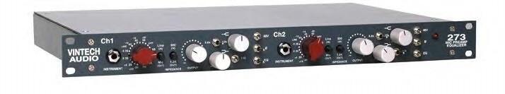 Vintech Audio 273 & PSU X73 - Stereo Microphone Preamp, Simple EQ, & Power Unit