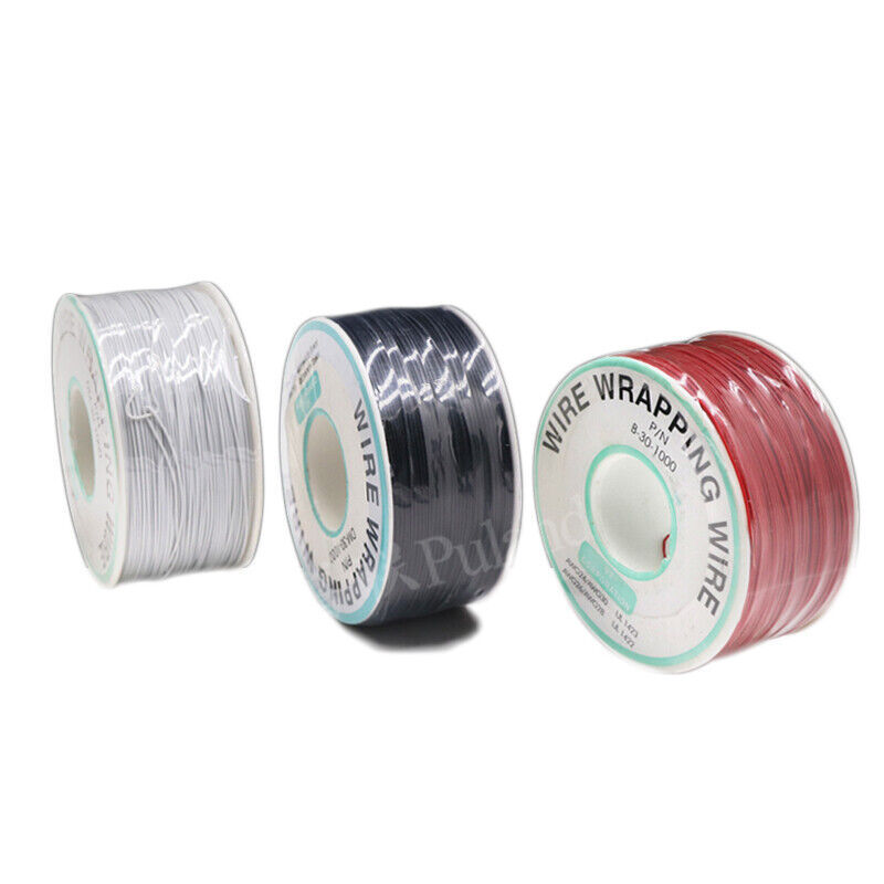 KYNAR Wire Wrapping Hook-up Copper Single Core Cable PCB 30 AWG Length Meter 250