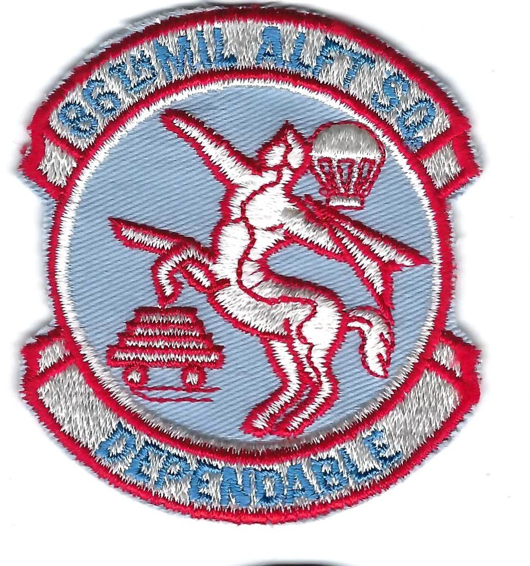 PATCH USAF 86TH MILITARY AIRLIFT SQ MAS TRAVIS  AFB        JT-54